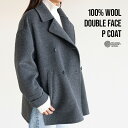 WOOL DOUBLE FACE P COAT　Pコート 【kz-05】