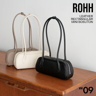 ROHH 【公式取扱店】 衣装協力 本革 ミニバケットバッグ レディース レザーバッグ 横長バッグ ミニバッグ…