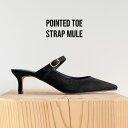 ミュール サンダル 5.5cm ストラップミュール レディース ピンヒール レオパード レオ スパンコール スエード ブラッ…