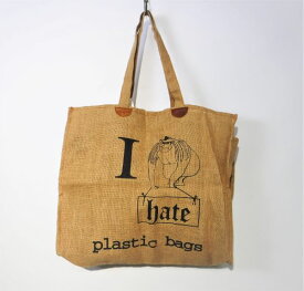 ゴリライラスト ジュートバッグ（大）ネパール fairtrade フェアトレード エコバッグ 買い物袋 ピクニックバッグ bag