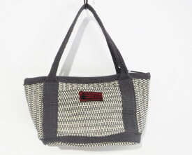 手織り お散歩バッグ 【S・グレー】 wsdo フェアトレード fairtrade Nepal cotton かばん 手提げカバン てさげ bag 鞄