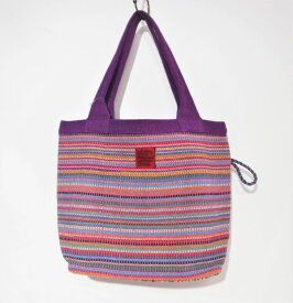 ショルダーバッグ 【M】 紫 パープル WSDO bag 鞄 カバン かばん バッグ 手織り 手織 フェアトレード fairtrade ネパール Nepal