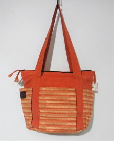 4ポケットバッグ 【オレンジ】 WSDO フェアトレード fairtrade bag かばん 鞄 カバン