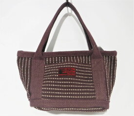 手織り お散歩バッグ S 【紫】 wsdo フェアトレード fairtrade Nepal cotton bag 鞄