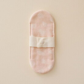 ハートのリトル布ナプキン 【 ピンク 茜染 】メイドインアース MADEINEARTH