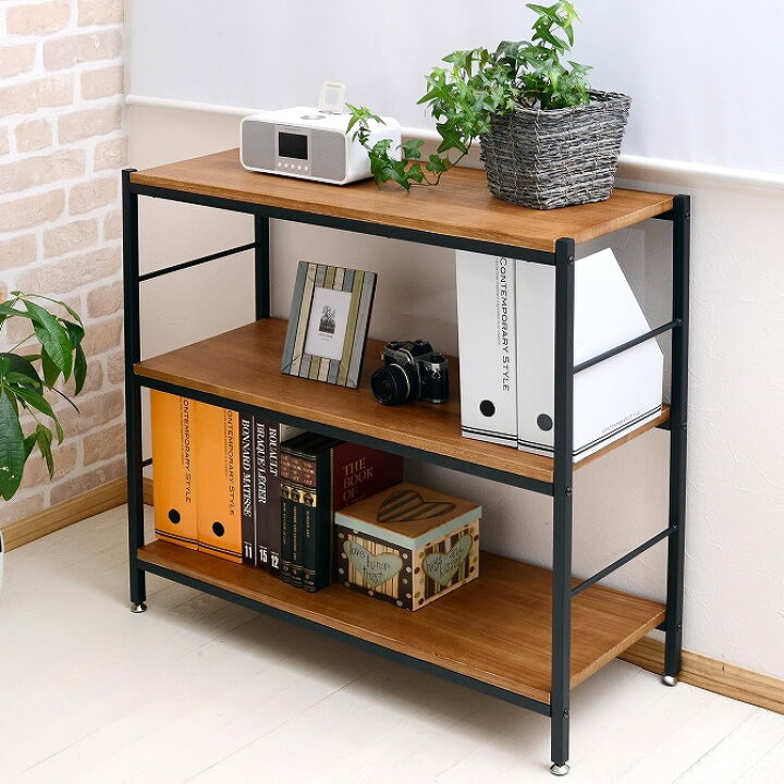楽天市場】＼本日ポイント5倍☆／ 木製ラック 幅90cm オープン 