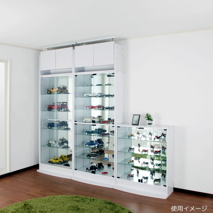 楽天市場 ポイント10倍 日まで フィギュアラック 天井突っ張りフィギュアラック ワイドcm幅 高180cmハイタイプ 奥行29cm フィギュアケース 棚 大型コレクション収納 美しくディスプレイ収納 コレクションボード Nゲージ プラモデル 家具のインテリアオフィスワン