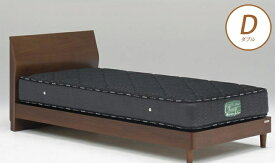 ＼12時〜12H限定★ポイント10倍！／ ベッドフレーム ウォルテ フラットタイプ 引き出し無し ダブル ウォールナット フレームのみ パネルベッド 木製ベッド モダン パネルベッド Granz グランツ