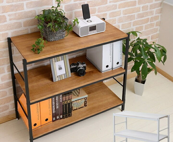 楽天市場】＼本日ポイント5倍☆／ 木製ラック 幅90cm オープン  