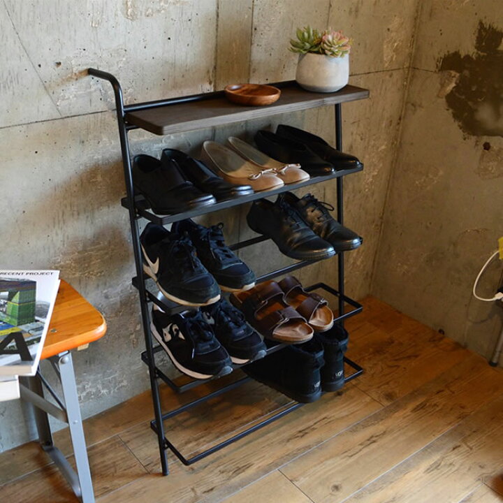 楽天市場 ポイント10倍 23日1 59まで アイアンシューズラック ダークブラウン 幅60cm シューラック 靴箱 玄関 おしゃれ 下駄箱 靴収納 オープンラック シューズボックス 玄関収納 収納家具 ブーツ対応 天板付き 小物置き 家具のインテリアオフィスワン 楽天市場 ポイント10倍 23日1 59まで アイアンシューズラック ダークブラウン 幅60cm シューラック 靴箱 玄関 おしゃれ 下駄箱 靴収納 オープンラック シューズボックス 玄関収納 収納家具 ブーツ対応 天板付き 小物置き 家具のインテリアオフィスワン