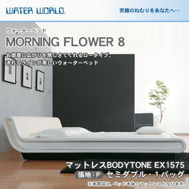 ＼29・30・31限定★ポイント10倍／ ウォーターベッド MORNING FLOWER 8 モーニングフラワー8/張地：P(マットレス BODYTONE EX1575)セミダブル(SD)【ウォーターワールド/WATER