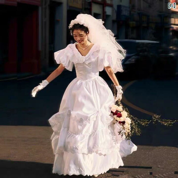 楽天市場】ウェディングドレス 結婚式 ブライダル パーティ おしゃれ 