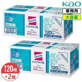 同梱不可 花王 トイレクイックル つめかえ用 120枚 10枚×12袋 2ケース ミントの香り 業務用 大容量 詰め替え 除菌 + 消臭 便器 便座 壁 床 トイレ用 トイレに流せる そうじシート 厚手 丈夫 ふんわり デコボコシート トイレ 掃除 清掃 洗剤 清潔