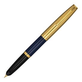 お取り寄せ 万年筆 アウロラ（AURORA） デュオカルト ブルー・ゴールドキャップ DC57-DBM