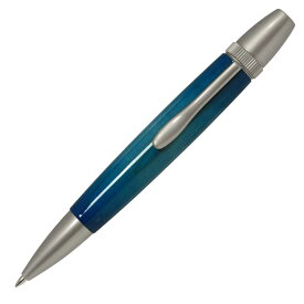 ボールペン F-STYLEAir Brush Wood Pen エアーブラシ ウッドペン ギター塗装 BLUE ブルーカーリーメイプル かえで 楓 TGT1611 即日
