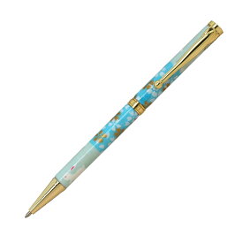 ボールペン F-STYLE美濃和紙 Mimo Washi Pen TM1600 うさぎ市松 水色 即日