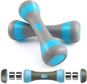 2色 ダンベル 重量調節可能 4KG(2kg×2セット)可変式ダンベル エクササイズダンベル ダイエット器具 筋トレメッキ鋼内蔵 滑り止め アイアン 筋力トレーニング シェイプアップ 男女兼用 女