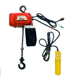 【あす楽対応】電動チェーンブロック150kg 揚程4m 電動ホイスト1速型 電気チェーンブロック 電動ホイスト 電動チェーンブロック エアーホイスト荷役用品 チェンブロック クレーン ホイ