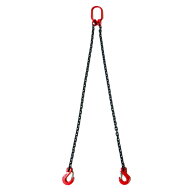 【あす楽対応】2本吊り チェーンスリング 使用荷重：1.15t チェーン径6mm リーチ長さ1.5m スリングフック…