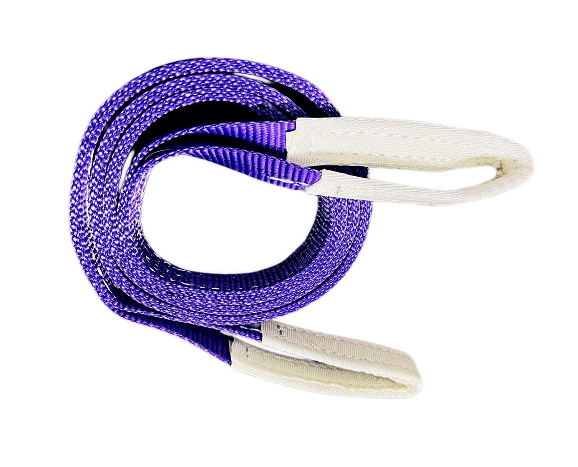 スリングベルト ベルト幅25mm 全長4m 耐久性に優れているポリエステル強力原糸100% ナイロンスリング ベルトスリング 繊維ベルト安全ロープ 荷吊りベルト 吊上げ ロープ 牽引 クレーンロープ