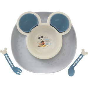 出産祝い ディズニー 食べこぼし キャッチ プレート ミッキー 青 滑り止め 大皿 小皿 スプーン フォーク ブリスターバック 贈り物 お礼 結婚内祝い 出産祝い 出産 結婚 お祝い お返し お祝い
