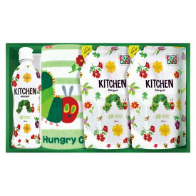 出産内祝い ギフト キッチン洗剤セット はらぺこあおむし 食器洗剤 タオル かわいい 2700円 贈り物 出産祝い お礼 結婚 入学 入学内祝い 卒業 新築 快気 お祝い 誕生日 プレゼント 人気 お祝い返し (LO) 残暑御見舞 入学祝い