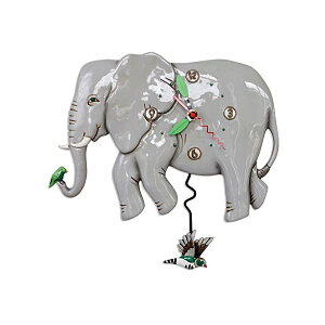 AfUC Ǌ|v Uqv ]E  CeA IuWF Allen Designs P1860 Swinging Pendulum Elephant Clock Elephante
