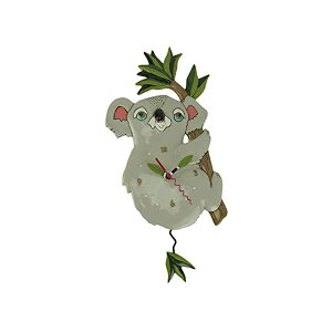 �A�����f�U�C�� �Ǌ|�����v �U��q���v �R�A�� �C���e���A �I�u�W�F Allen Designs P1922 Swinging Pendulum Clock Koolah Koala 18 Inches X 8 Inches