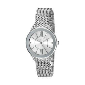 アンクライン Anne Klein 腕時計 ウォッチ 時計 レディース 女性用 スワロフスキー Anne Klein Women's AK/2209SVSV Swarovski Crystal Accented Silver-Tone Mesh Bracelet Watch