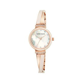 アンクライン Anne Klein 腕時計 ウォッチ 時計 レディース 女性用 スワロフスキー Anne Klein Women's AK/2216BLRG Swarovski Crystal-Accented Rose Gold-Tone and Blush Pink Bangle Watch