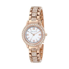 アンクライン Anne Klein 腕時計 ウォッチ 時計 レディース 女性用 スワロフスキー Anne Klein Women's AK/1492MPRG Swarovski Crystal Accented Rose Gold-Tone Bracelet Watch