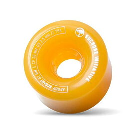 Arbor アーバー スケートボード スケボー ロングスケートボード ロングボード ウィール 61mm ゴースト イエロー 黄色 海外モデル アメリカ直輸入 海外正規品 Arbor - Bogart Fusion Longboard Wheels, Ghost Yellow, 61mm 78A