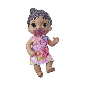 xr[ACu Ԃ l` xr[h[ ܂܂ ւ tBMA mߋ Baby Alive Baby Lil Sounds: Interactive Black Hair Baby Doll for Girls & Boys Ages 3 & Up, Makes 10 Sound Effects, Including Giggles, Cri