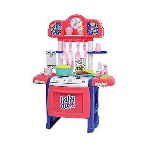 �x�r�[�A���C�u �L�b�`���Z�b�g �䏊 ������ �Ԃ���� �l�` �x�r�[�h�[�� ���܂܂��� �����ւ� �t�B�M���A �m��ߋ� Baby Alive Doll Kitchen with 21 Assorted Play Pieces, Interactive Stove and a Real Working Water P