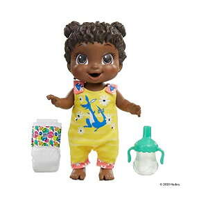 xr[ACu Ԃ l` xr[h[ ܂܂ ւ tBMA mߋ Baby Alive Baby Gotta Bounce Doll, Kangaroo Outfit, Bounces with 25+ SFX and Giggles, Drinks and Wets, Black Hair Toy for Kids Ages 3 and