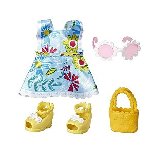 xr[ACu Ԃ l` xr[h[ ܂܂ ւ tBMA mߋ Baby Alive Littles Little Styles, Fun in The Sun Outfit for Littles Dolls, Brown