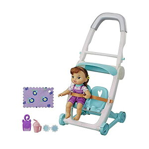xr[ACu xr[J[ Ԃ l` xr[h[ ܂܂ ւ tBMA mߋ Baby Alive Littles, Push eN Kick Stroller, Little Lucy