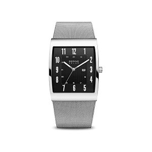 �x�[�����O �r���v �E�H�b�` BERING 16433-002 �����Y �j���p �A�i���O �\�[���[�d�r ���z�d�r BERING Men's Analogue Solar Powered Watch with Stainless Steel Strap 16433-002 �k���f�U�C�� �X�J���W�i�r�A�f�U�C��