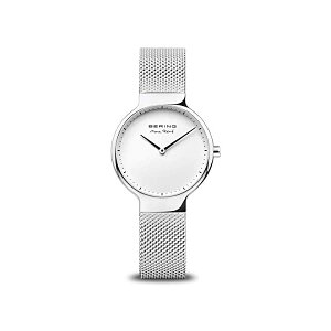 �x�[�����O �r���v �E�H�b�` BERING 15531-004 ���f�B�[�X �����p �N�H�[�c BERING Women's Quartz Watch with Stainless Steel Strap, Silver, 14 (Model: 15531-004) �k���f�U�C�� �X�J���W�i�r�A�f�U�C��