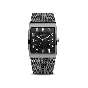 �x�[�����O �r���v �E�H�b�` BERING 16433-377 �����Y �j���p �\�[���[�d�r ���z�d�r BERING Men's Solar Powered Watch with Stainless Steel Strap, Grey, 29 (Model: 16433-377) �k���f�U�C�� �X�J���W�i�r�A�f�U�C��