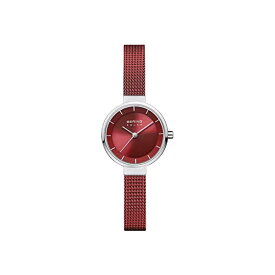 ベーリング 腕時計 ウォッチ BERING 14627-303 レディース 女性用 ソーラー電池 太陽電池 BERING Women's Solar Powered Watch with Stainless Steel Strap, Red, 10 (Model: 14627-303) 北欧デザイン スカンジナビアデザイン