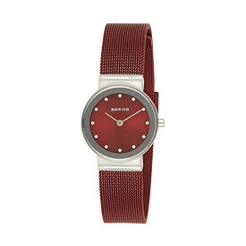 ベーリング 腕時計 ウォッチ BERING 10126-303 レディース 女性用 クォーツ BERING Women's Quartz Watch with Stainless Steel Strap, Red, 14 (Model: 10126-303) 北欧デザイン スカンジナビアデザイン