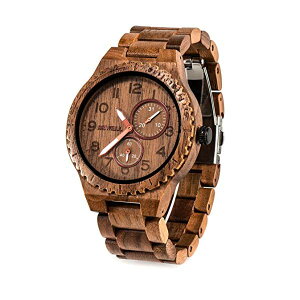 �r�[�E�F�� BEWELL �E�b�h�E�H�b�` �ؐ��r���v �����Y �j���p W154A BEWELL Wood Watches for Men Analog Quartz Date Retro Handcraft Lightweight Wooden Wristwatch W154A