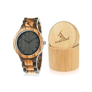 {{o[h BOBO BIRD | rv ؐ v EbhEHb` Y jp BOBO BIRD Men's Zebra Wood Watch Analog Quartz Lightweight Handmade Wooden Sports Casual Watches