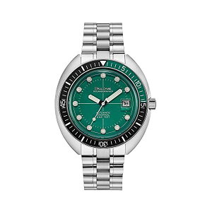 �u���[�o �r���v �E�H�b�` BULOVA 96B321 ���v �I�[�g�}�`�b�N �������� �����Y �j���p Men's Bulova Special Edition Oceanographer Green Dial Stainless Steel Automatic Bracelet Watch 96B322