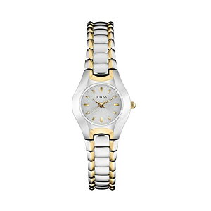 u[o rv EHb` BULOVA 98T84 v NVbN NH[c fB[X p Bulova Classic Quartz Ladies Watch, Stainless Steel , Two-Tone (Model: 98T84)