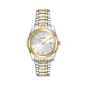 u[o rv EHb` BULOVA 98H18 v NVbN NH[c Y jp Bulova Classic Quartz Calendar Mens Watch, Stainless Steel , Two-Tone (Model: 98H18)