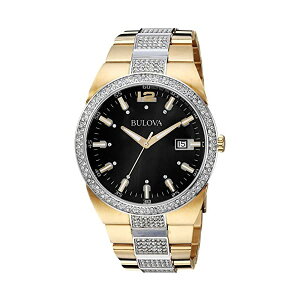 u[o rv EHb` BULOVA 98B235 v AiO NH[c Y jp Bulova Men's 98B235 Crystal Analog Display Japanese Quartz Two Tone Watch