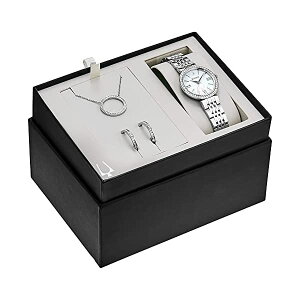 �u���[�o �r���v �E�H�b�` BULOVA 96X149 ���v �N�H�[�c ���f�B�[�X �����p Bulova Box Set Quartz Ladies Watch, Stainless Steel Crystal , Silver-Tone (Model: 96X149)