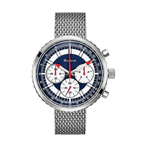 ブローバ 腕時計 ウォッチ BULOVA 96K101 時計 アーカイブシリーズ クロノグラフ メンズ 男性用 Bulova Archive Series Mens Watch, Stainless Steel Chronograph C , Silver-Tone (Model: 96K101)
